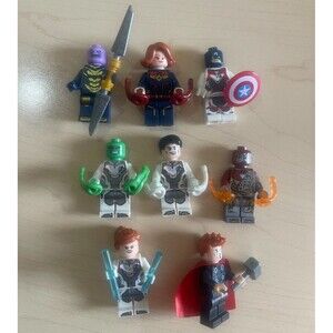 LEGO Marvel & Avengers Minifigures Lot Thor Captain America Ironman, etc